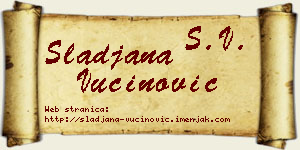 Slađana Vučinović vizit kartica
